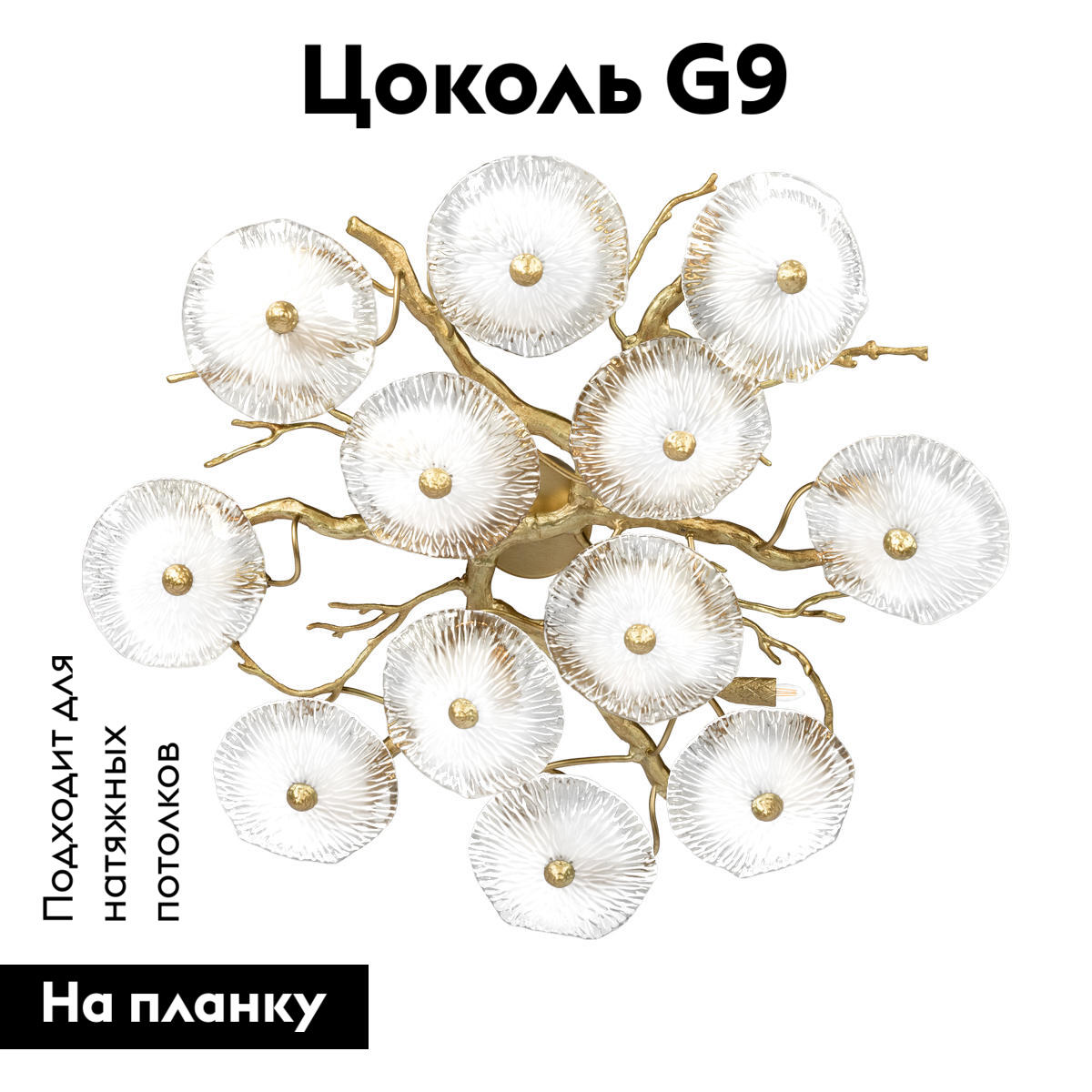 Потолочная люстра Loft IT Bloom 10352/800C AB