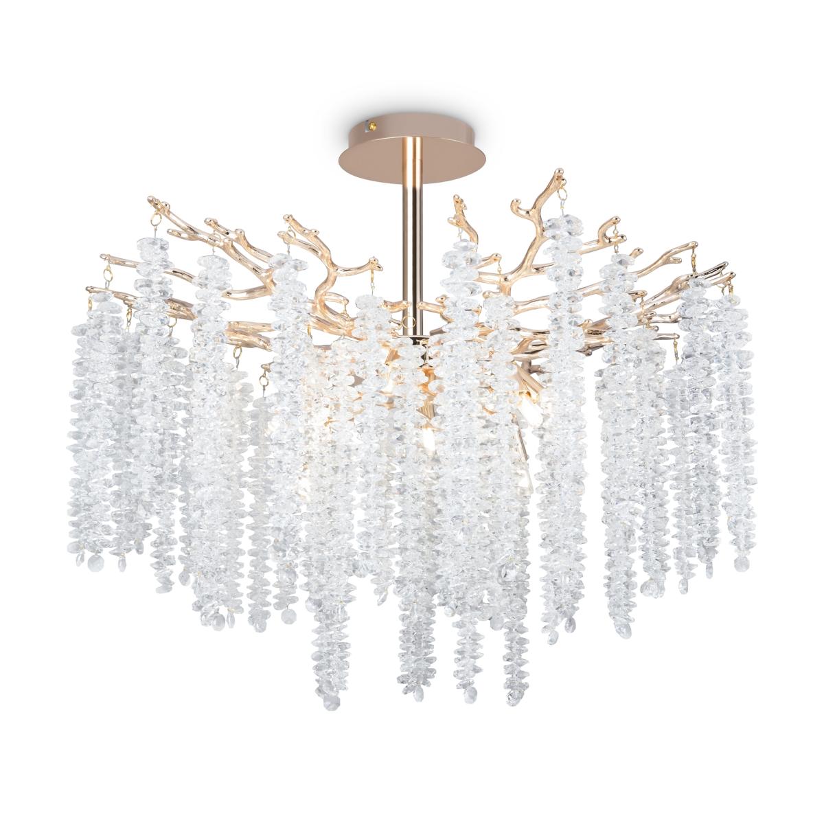 Люстра на штанге Freya Mineral FR1010CL-08G