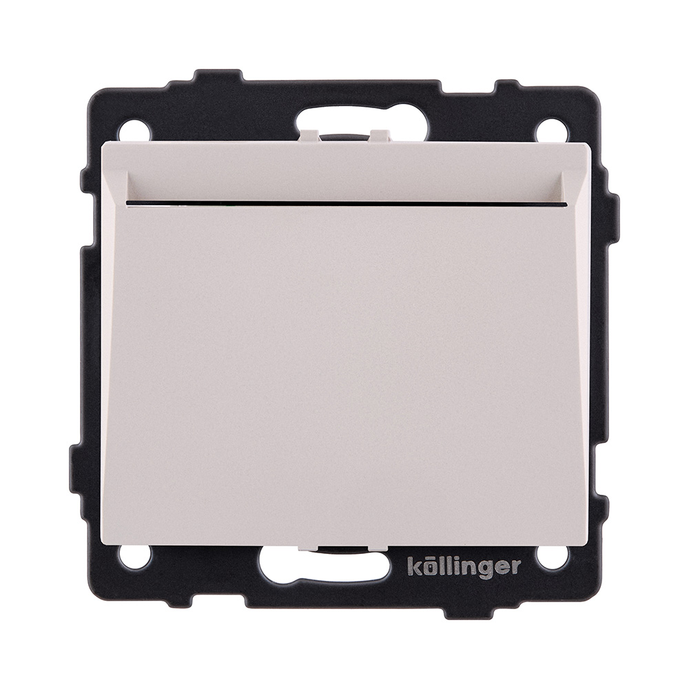 Карточный выключатель механический, кашемир матовый Kollinger REA-041CM для Aspekt, Eleganz, Reflex