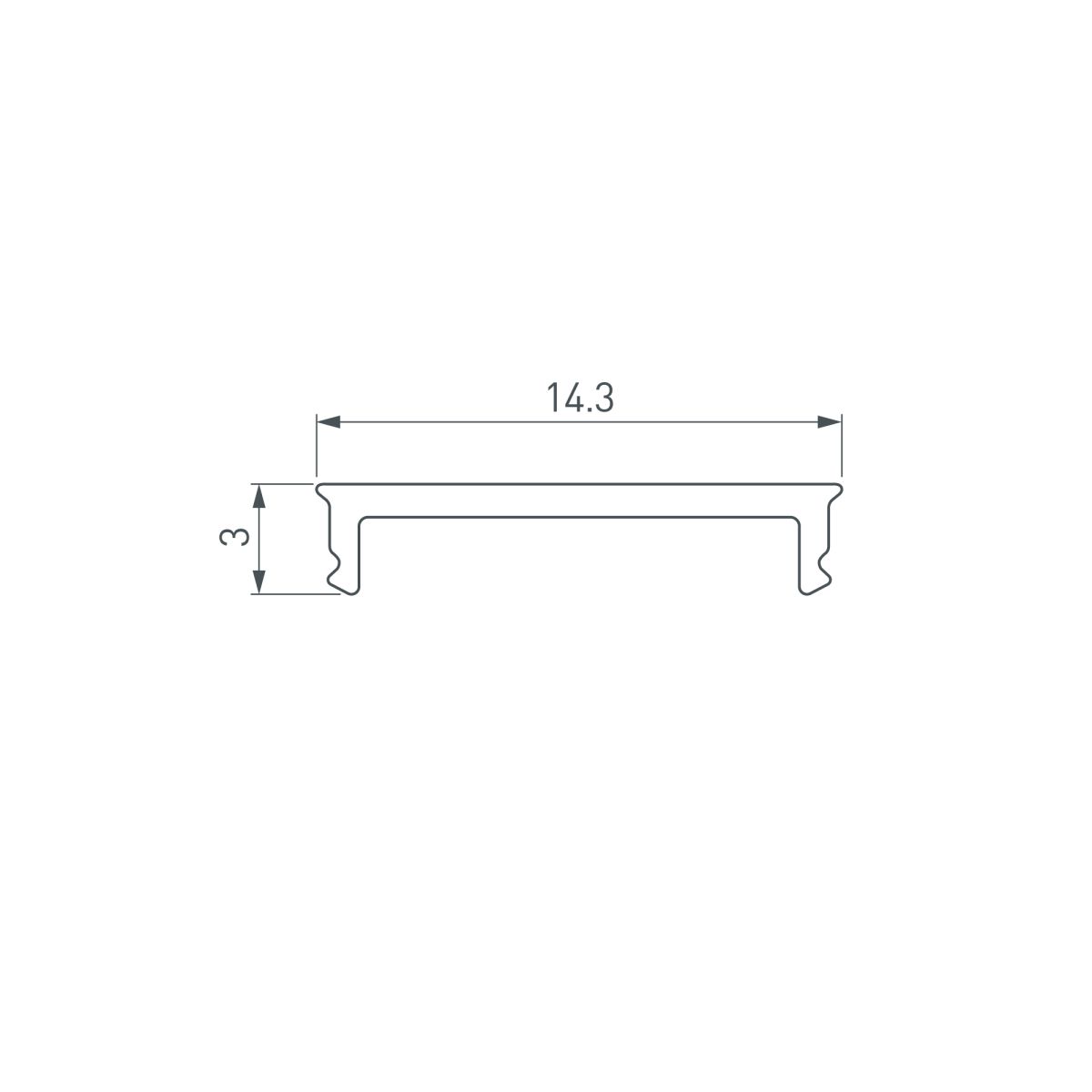Экран Arlight SL-SLIM15-H10-W14-10000 OPAL (Пластик) 065382