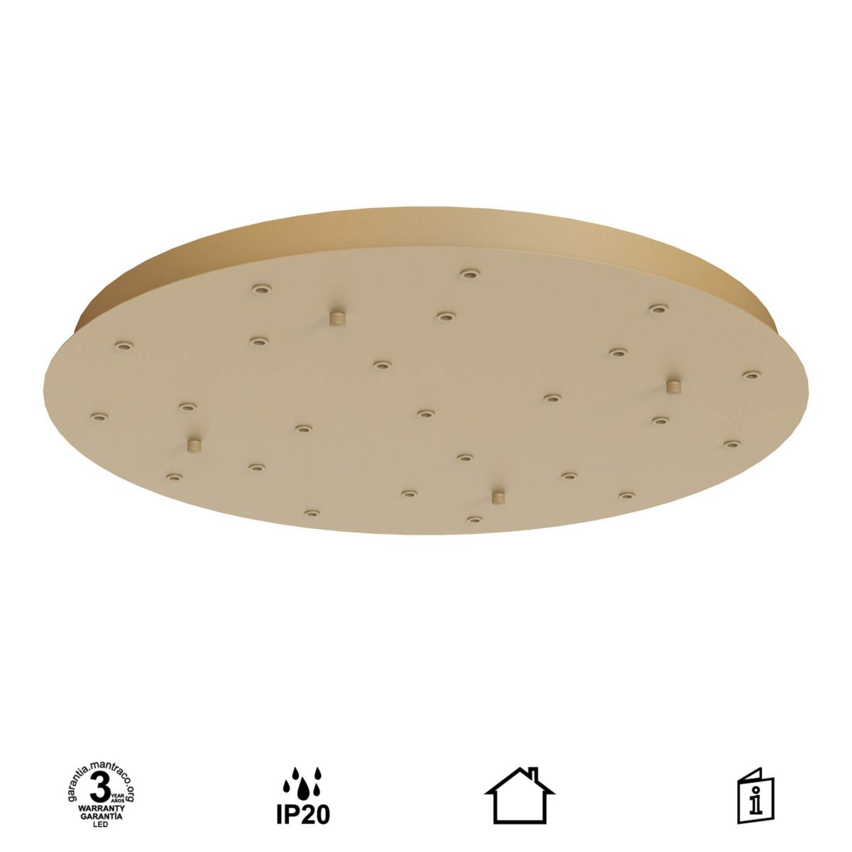 Основание потолочное 24L Mantra Modular Light Florones 9376