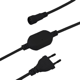 Шнур питания Ardecoled ARD-CLASSIC-1.5M Black (230V, 8A) 064019