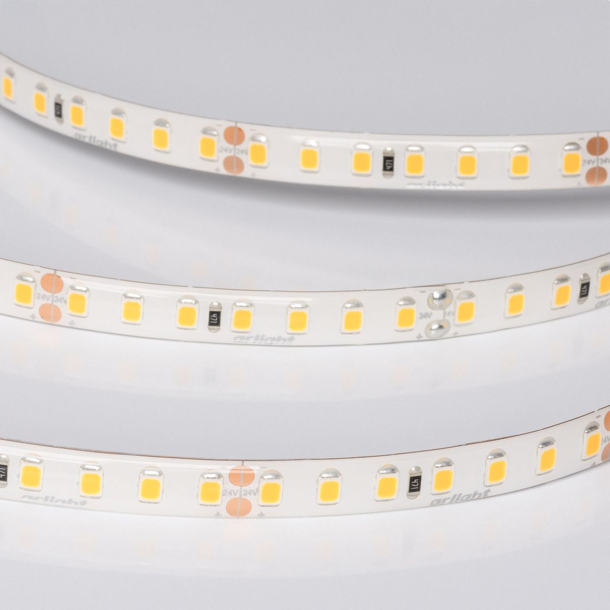 Светодиодная лента герметичная Arlight ULW-SE-A140-8mm 24V Warm3000 (5 W/m, IP65, 5m) 057516(1)