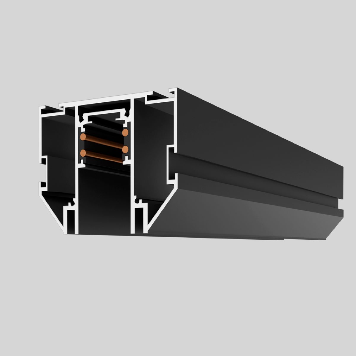 Демпферный магнитный трек для натяжного потолка Crystal Lux Space CLT 0.133 01 L3000 BL