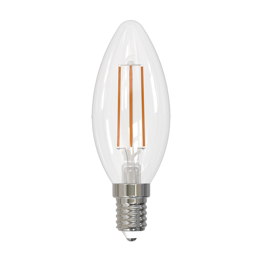 Лампа светодиодная Volpe Optima LED-C35-7W/3000K/E14/CL/SLF UL-00008332