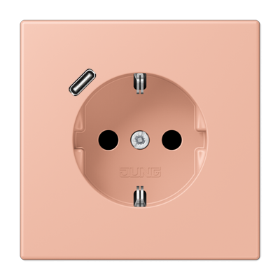 Розетка 2K+З USB Typ C Jung LC1520-18C231