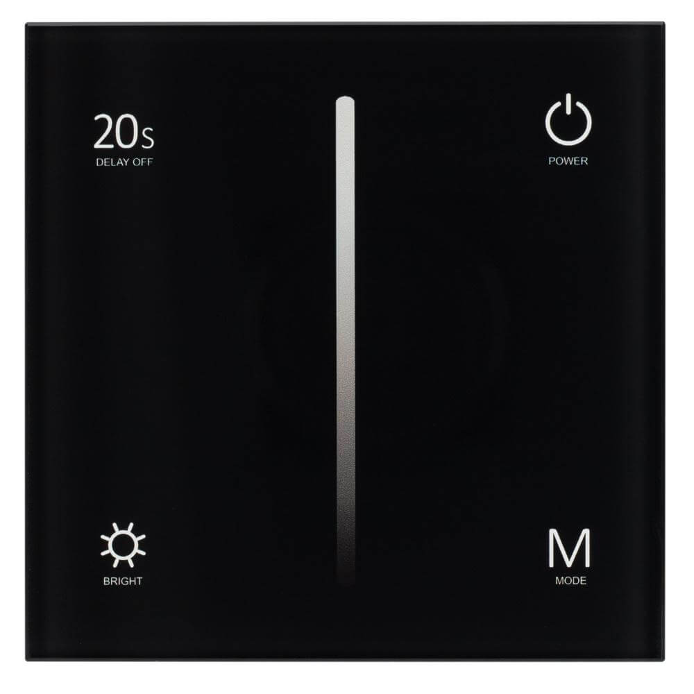 Панель Arlight Smart-P36-Dim-IN Black (230V, 1.2A, Triac, Sens, 2.4G) 028110