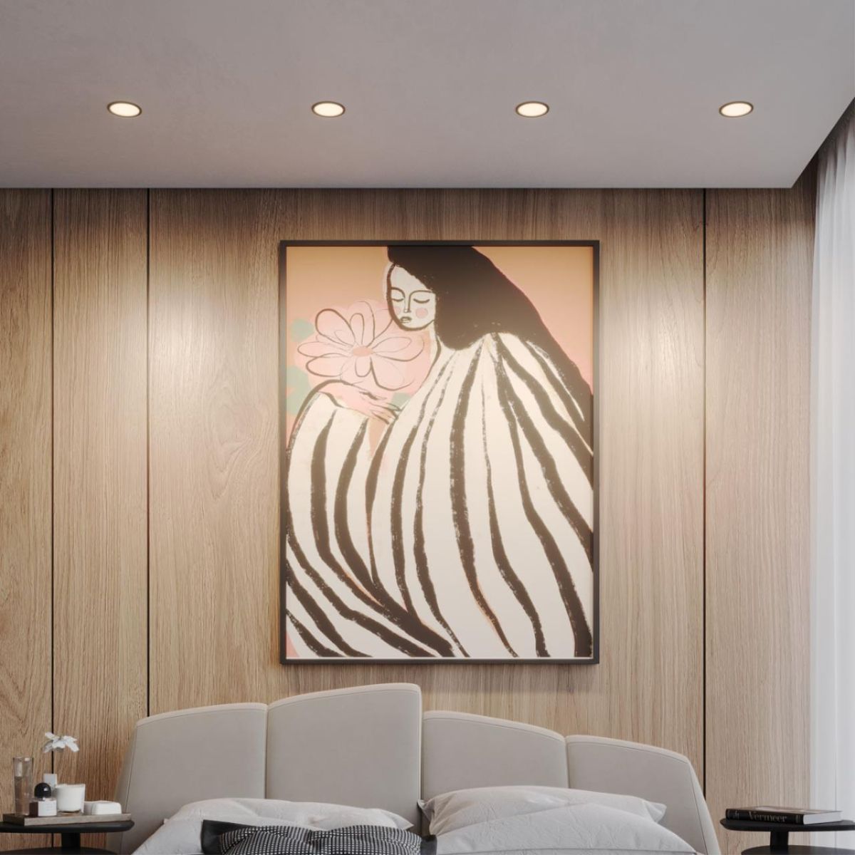 Встраиваемый светильник с переключателем цветовой температуры Novotech Wir Lante 359878