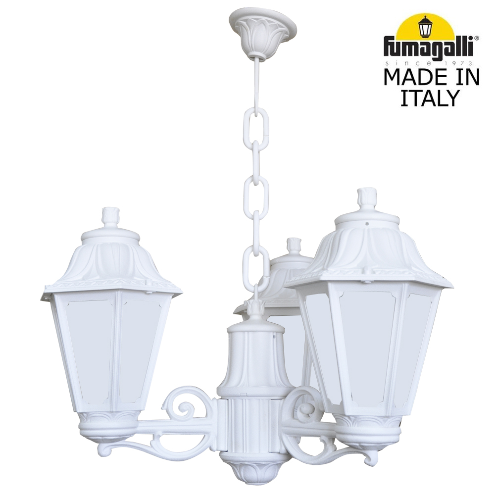 Уличный подвесной светильник Fumagalli SICHEM/ANNA 3L E22.120.S30.WYE27