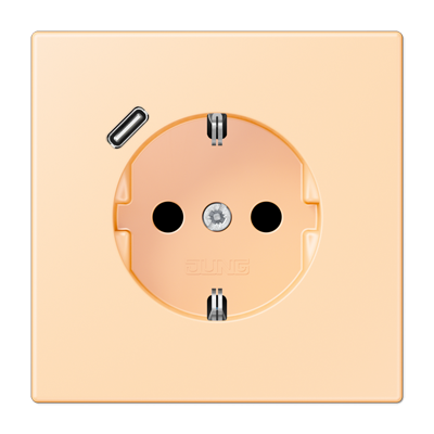 Розетка 2K+З USB Typ C Jung LC1520-18C223