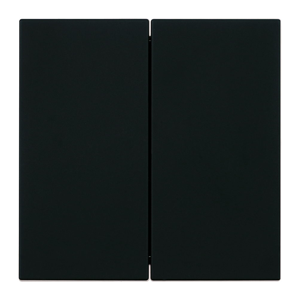 Переключатель 2-клавишный (механизм) Stekker Мия 250В 10А RSW10-3107-05 черный бархат 50448