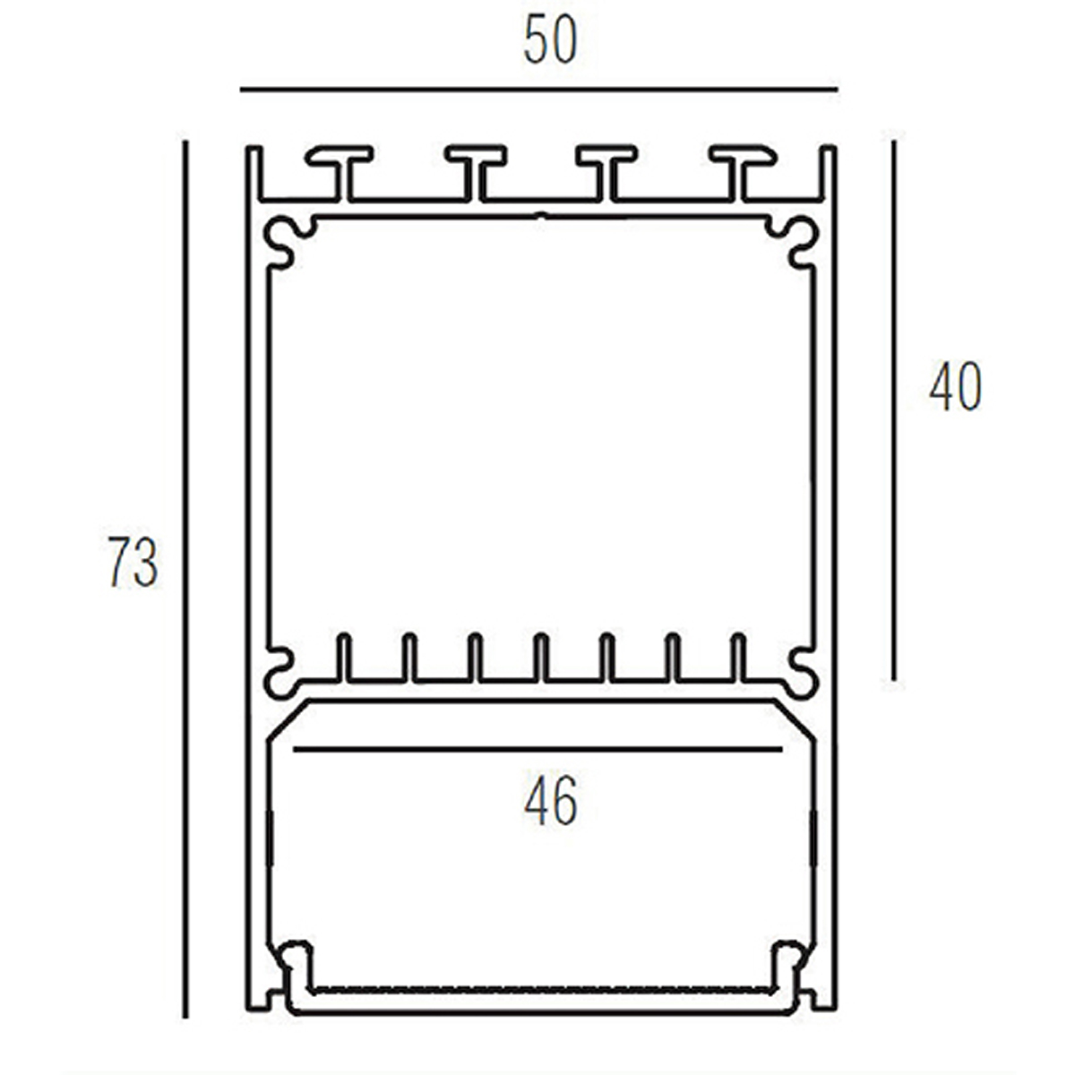 Алюминиевый профиль Donolux DL18516Alu