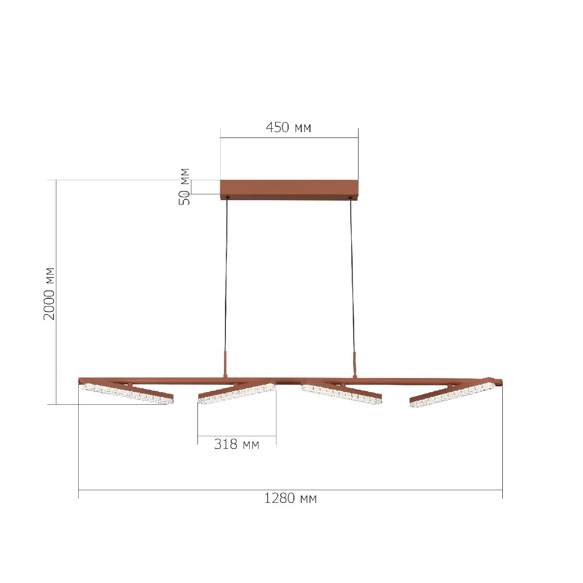 Подвесная люстра ST Luce Euclidics SL1018.603.04