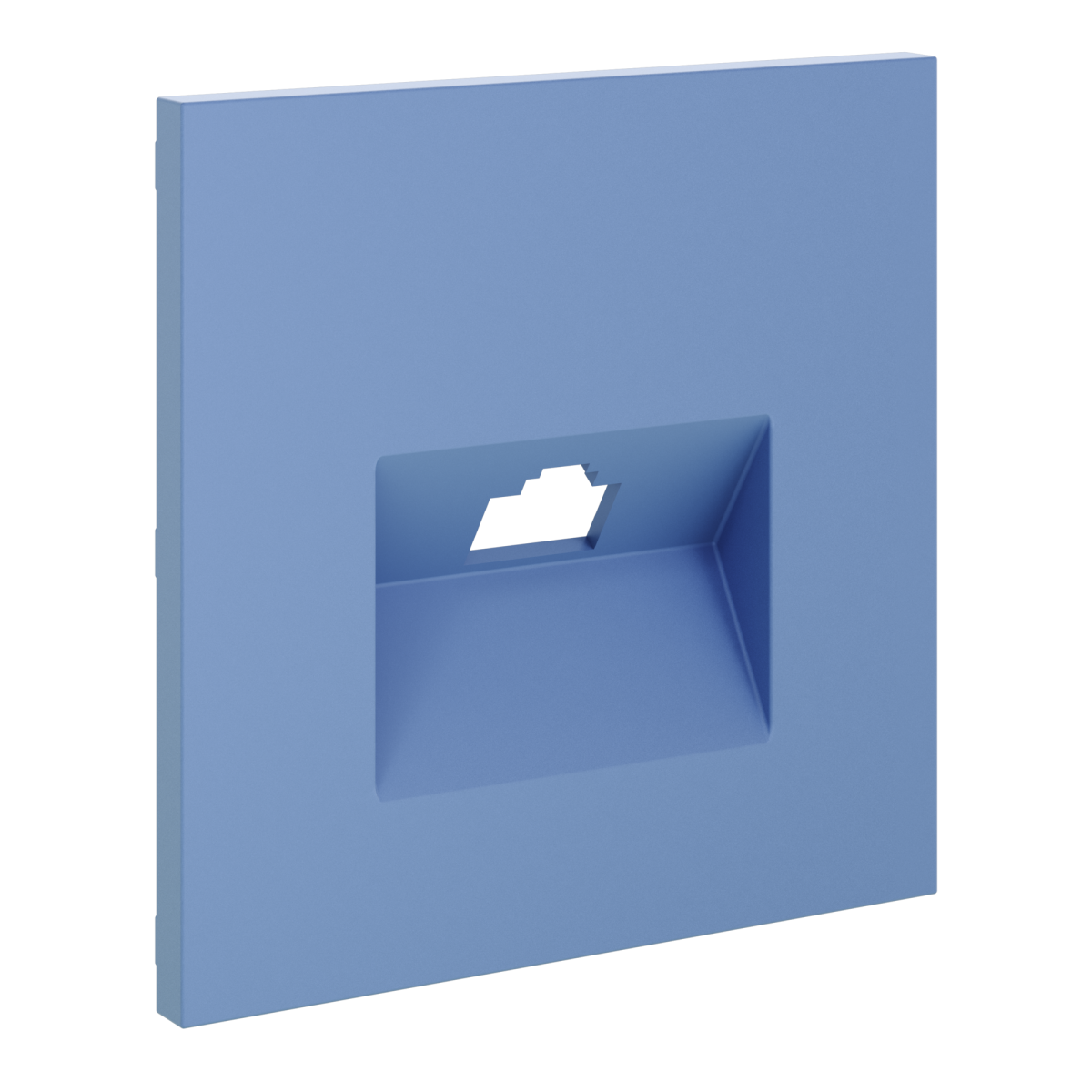 Накладка для розетки компьютерной RJ45 кат.6 Voltum S70 (деним) VLS001315