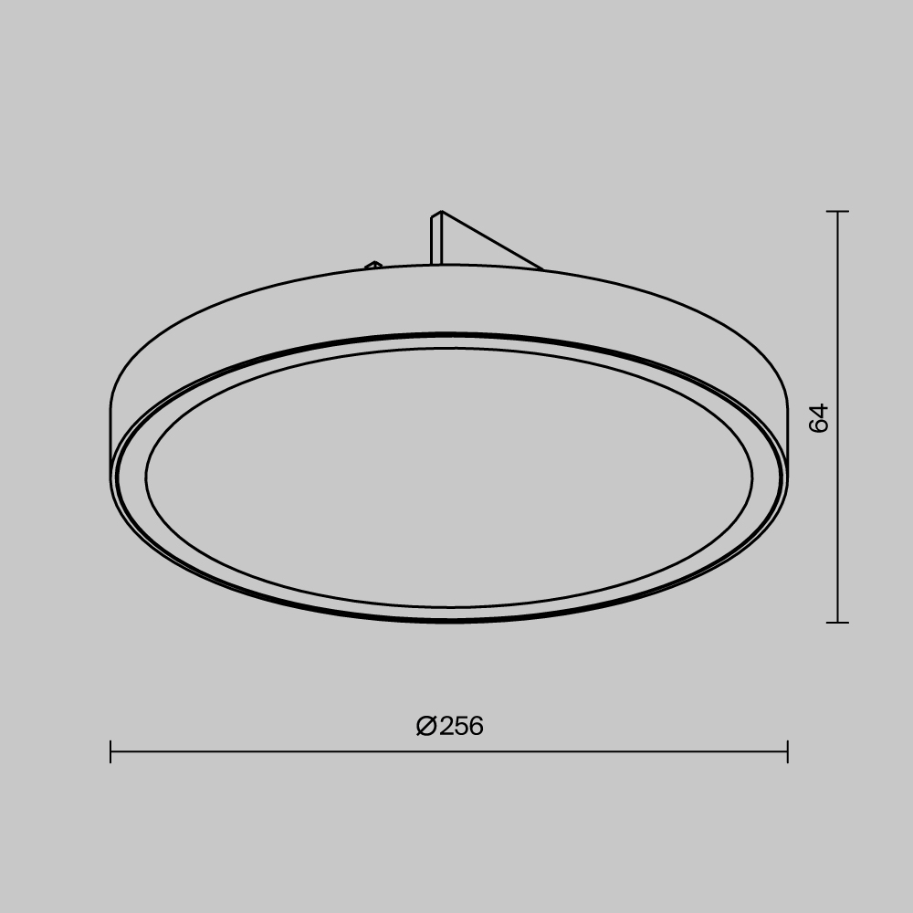 Уличный трековый светильник Maytoni Zone IP O-TR01-1-F-25WB3K