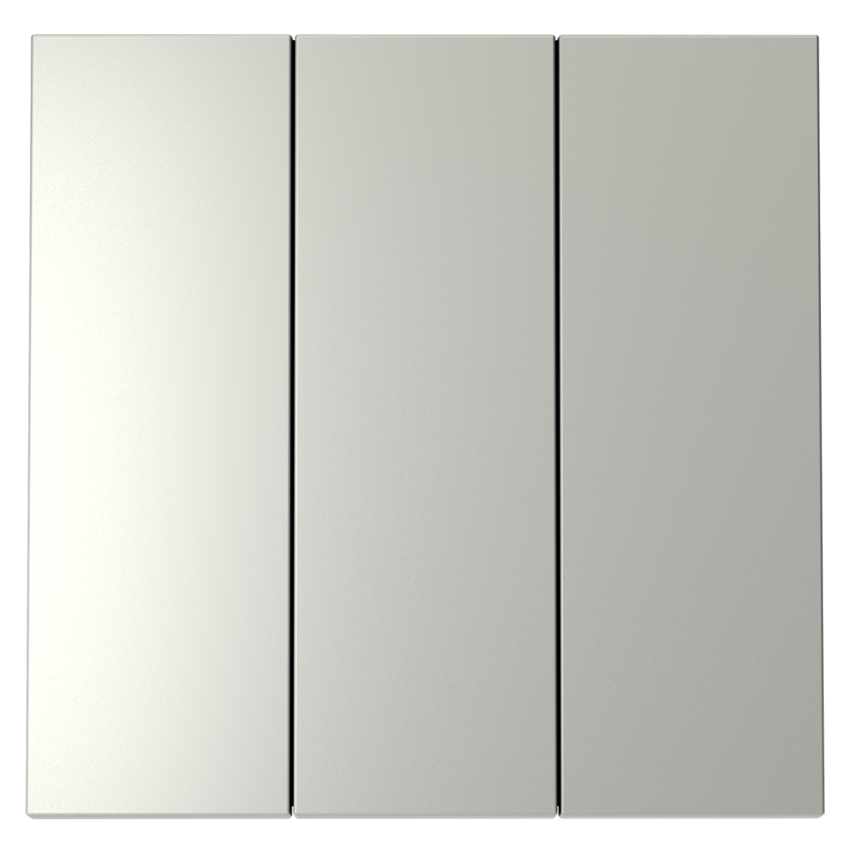 Клавиши для выключателя/переключателя трехклавишного Voltum S70 (сталь) VLS000505