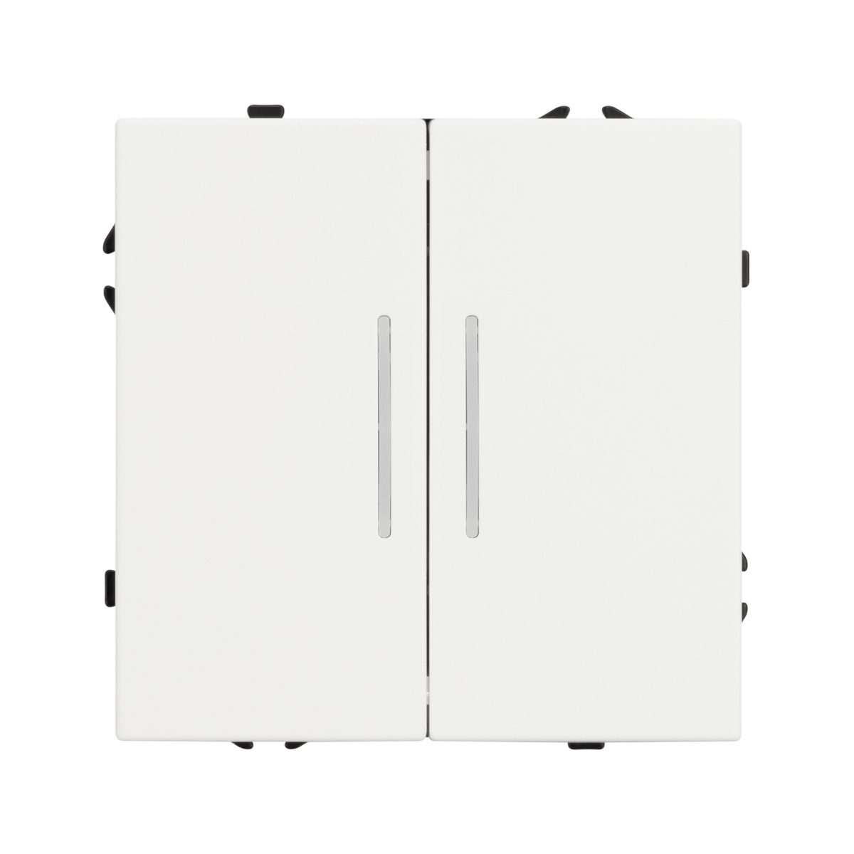 Выключатель 2 кл подсветка софт-тач белый кварц Arlight SWT-MK02-SFPL-L-WH (250V, 10A) 054239(1)