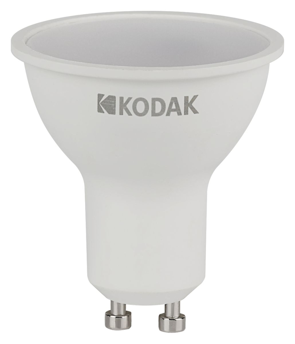 Лампа светодиодная Kodak LED MR16-7W-840-GU10 K 7Вт софит нейтральный белый свет GU10 Б0057642