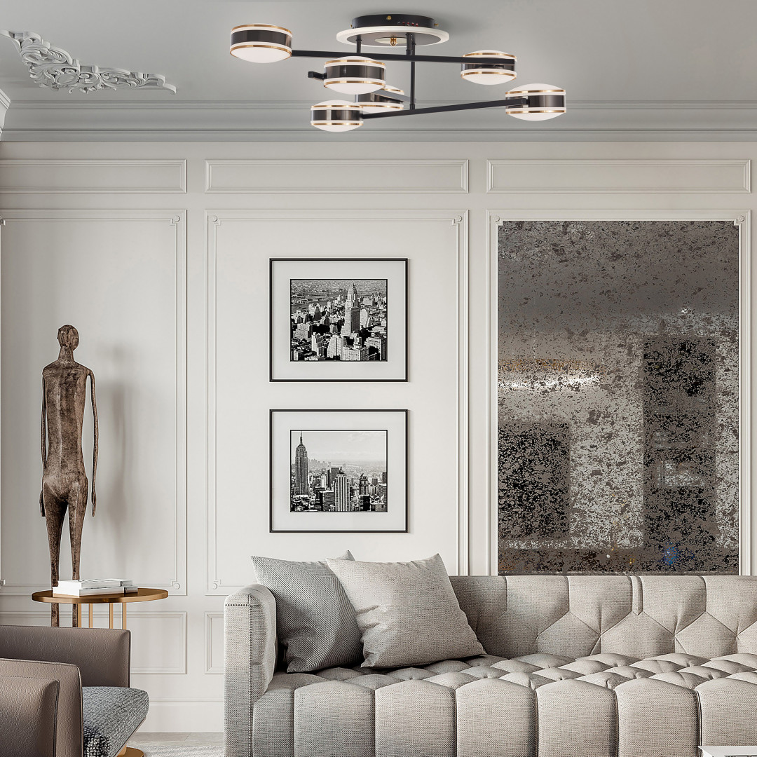 Потолочная светильник Arte Milano Ferrara 278599/6 BK