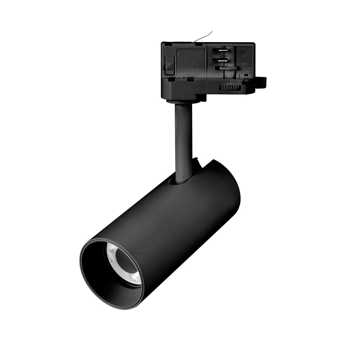 Трековый трехфазный светильник для натяжного потолка Arlight LGD-SILMA-4TR-R55-4W Warm3000 (BK, 4 deg, 230V) (IP20 Металл) 060465