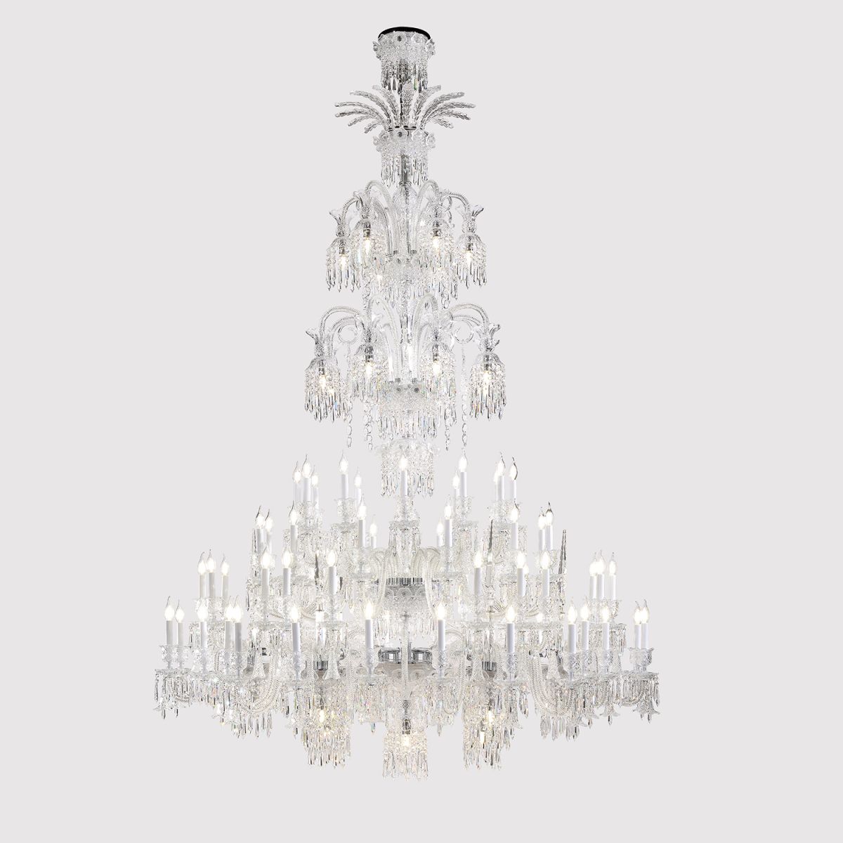 Подвесная люстра Crystal Lux VERSAILLES SP93 CHROME
