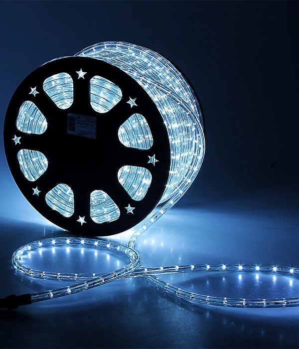 Дюралайт Laitcom (LTC) 220В 36 LED/м 2,4 Вт/м Белый 100м IP65 F0-H1-24V-W