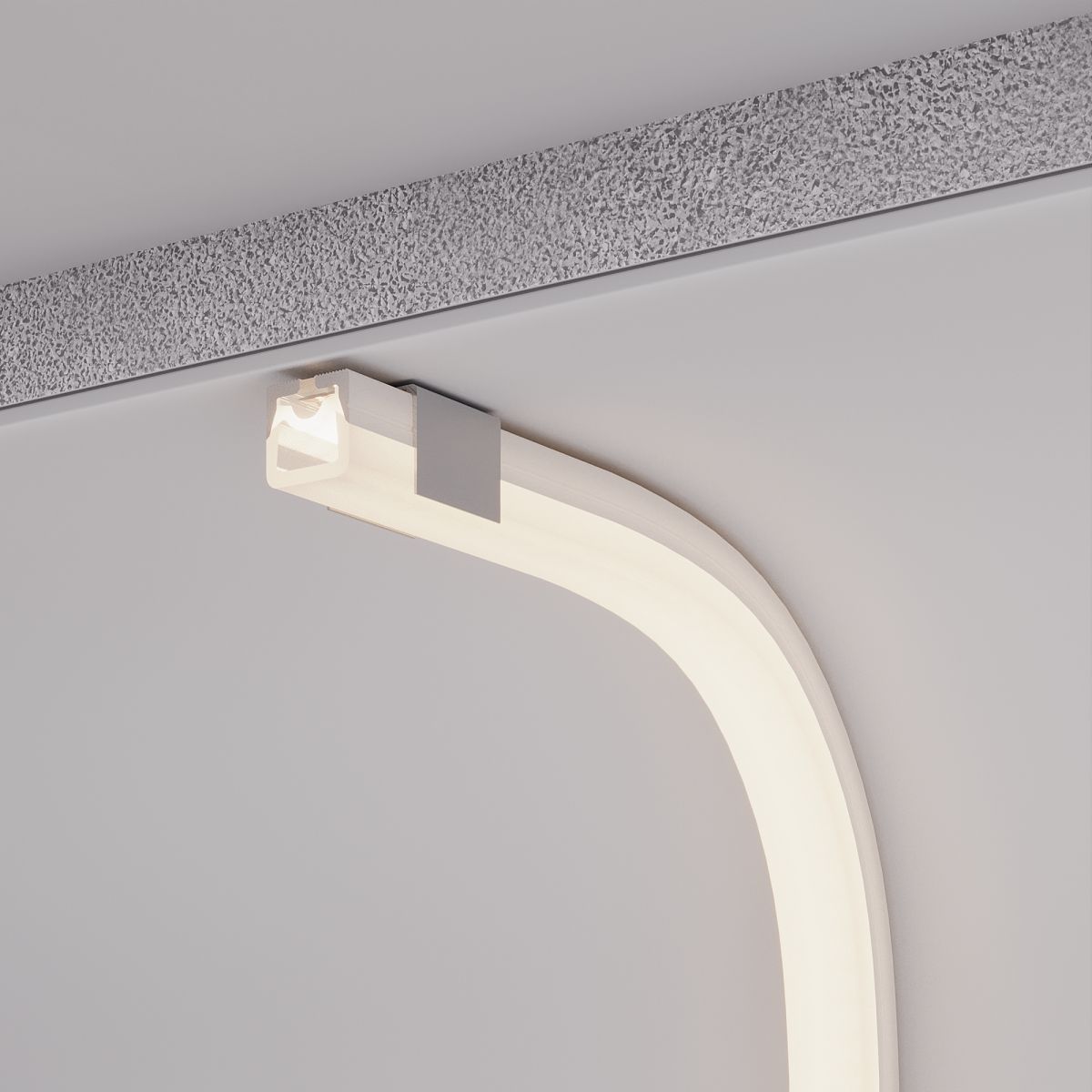 Силиконовый профиль Arlight WPH-FLEX-2020-TOP-S13-10m WHITE (Силикон) 062835