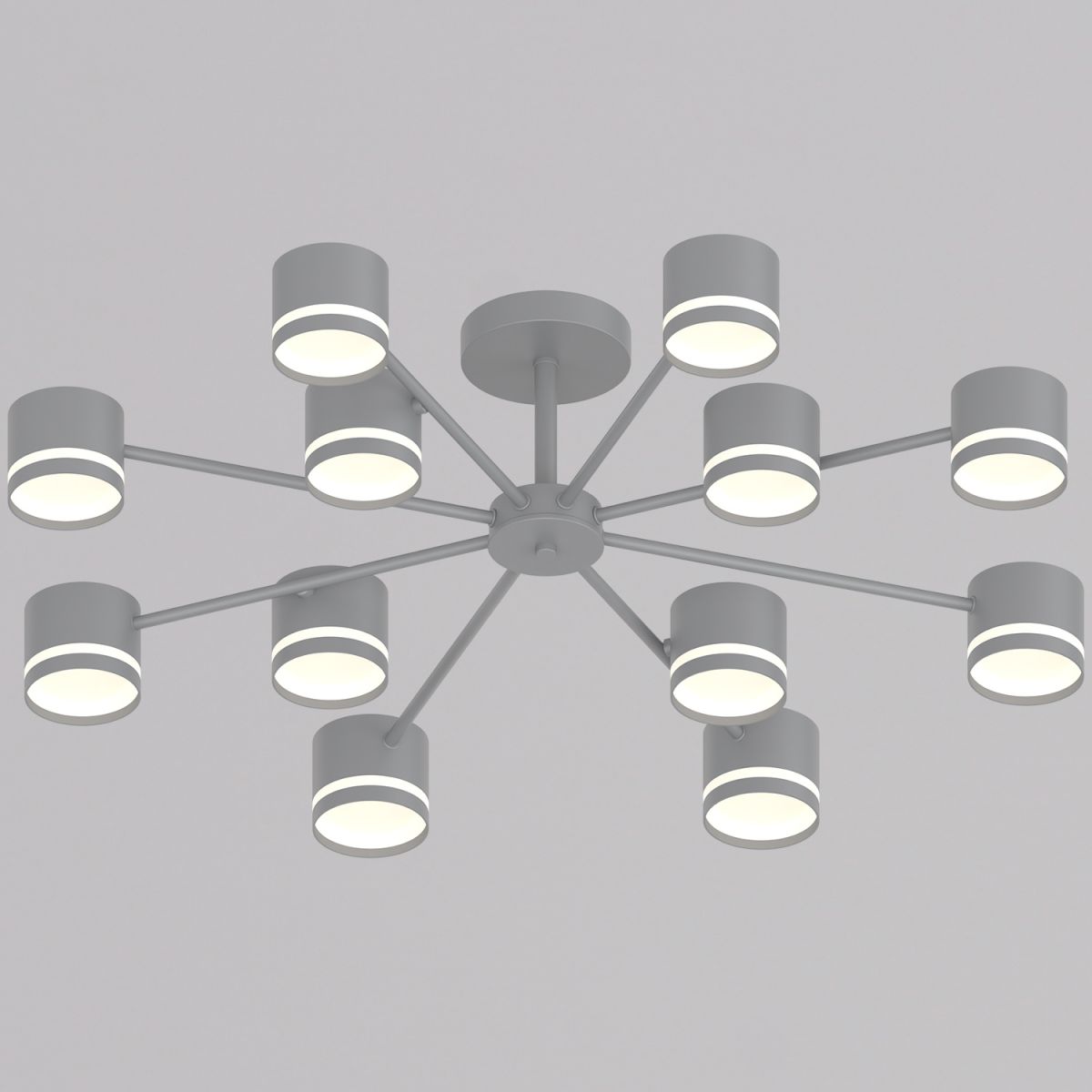 Люстра на штанге Reluce 89730-0.3-12 GX53 GREY