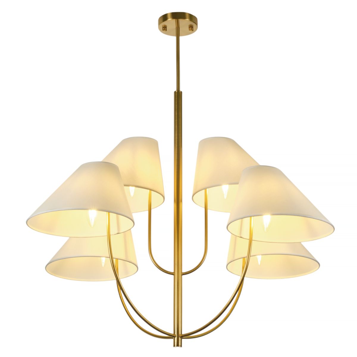 Люстра на штанге Myfar Lukas MR2390-6C
