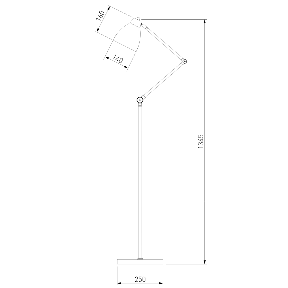 Торшер Eurosvet Loft 01025/1 белый