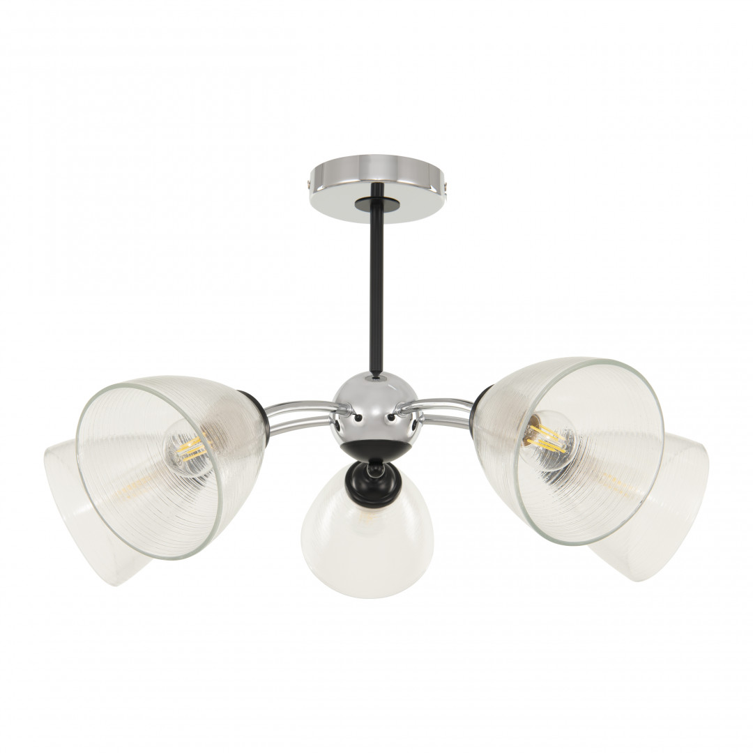 Люстра на штанге Arte Milano Napoli 329007/5 CR.BK