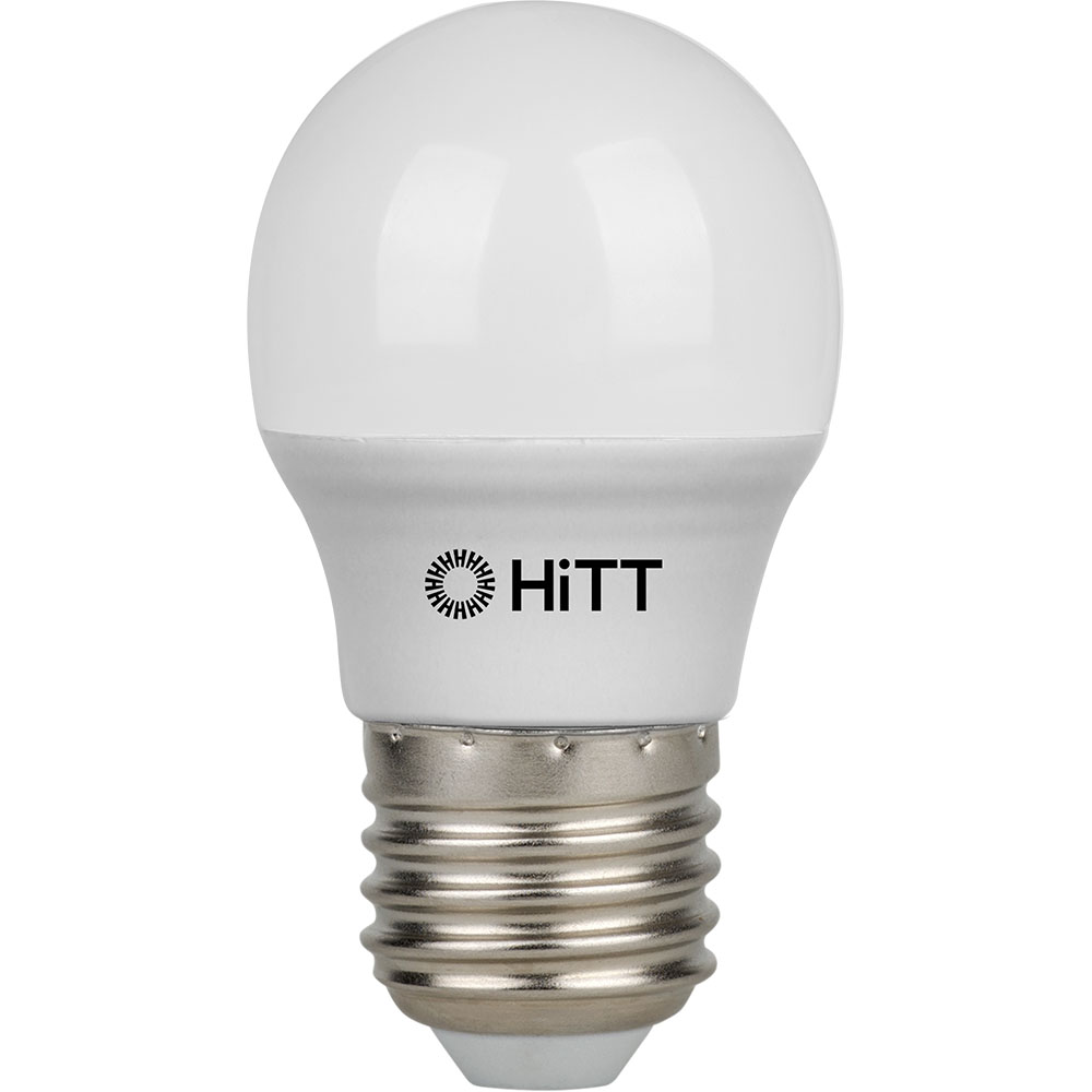 Светодиодная лампа HiTT HiTT-PL-G45-15-230-E27-3000 7010052
