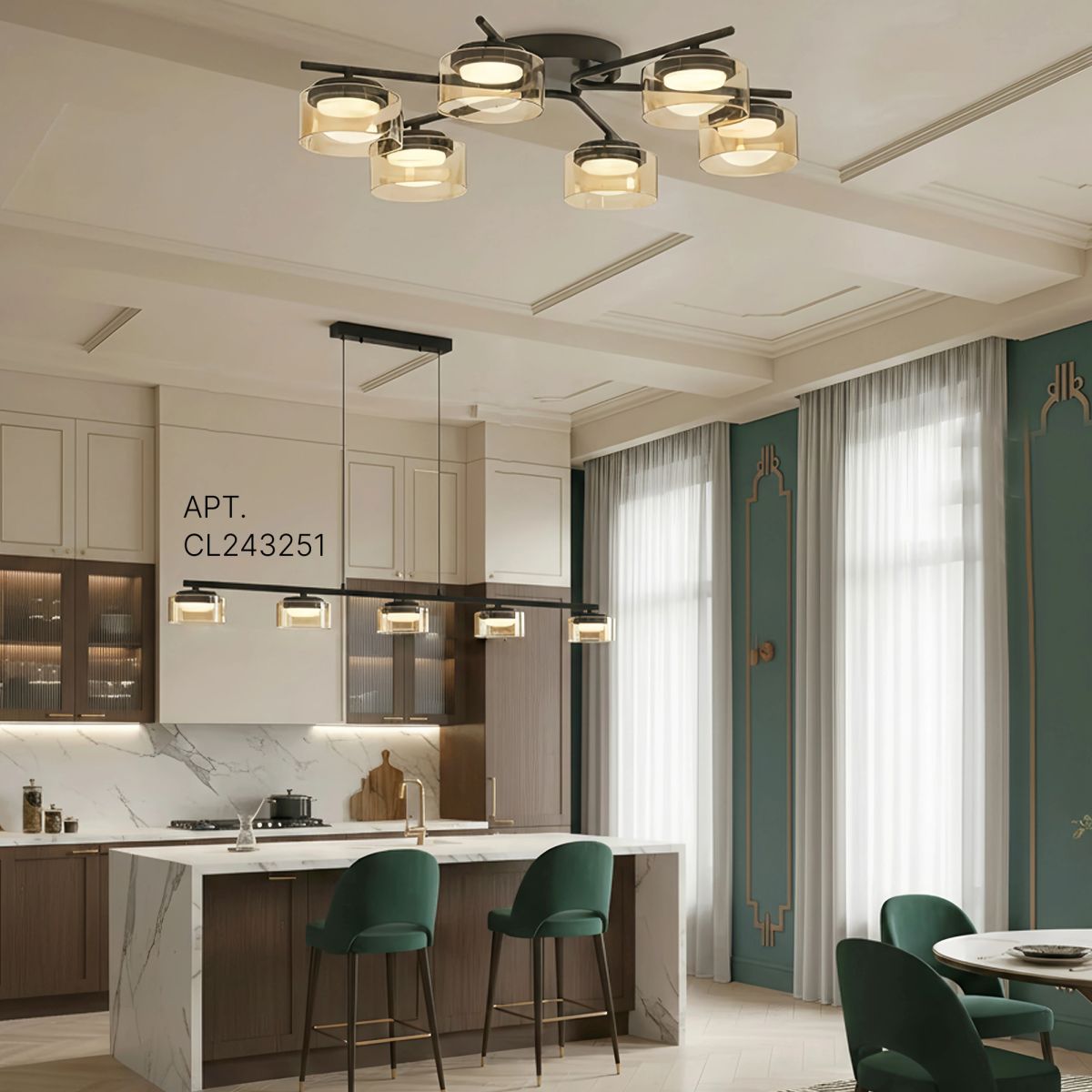 Потолочная люстра Citilux Espace CL243161