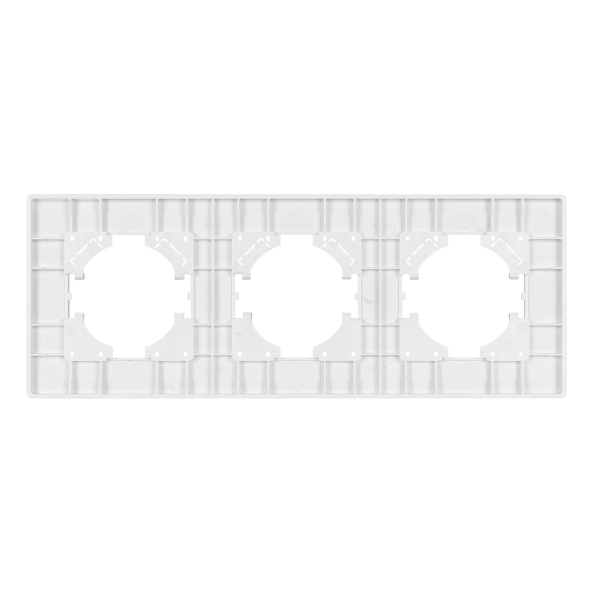Рамка на 3 поста пластиковая Arlight FRM-PERIO-PL-3-BK 049755