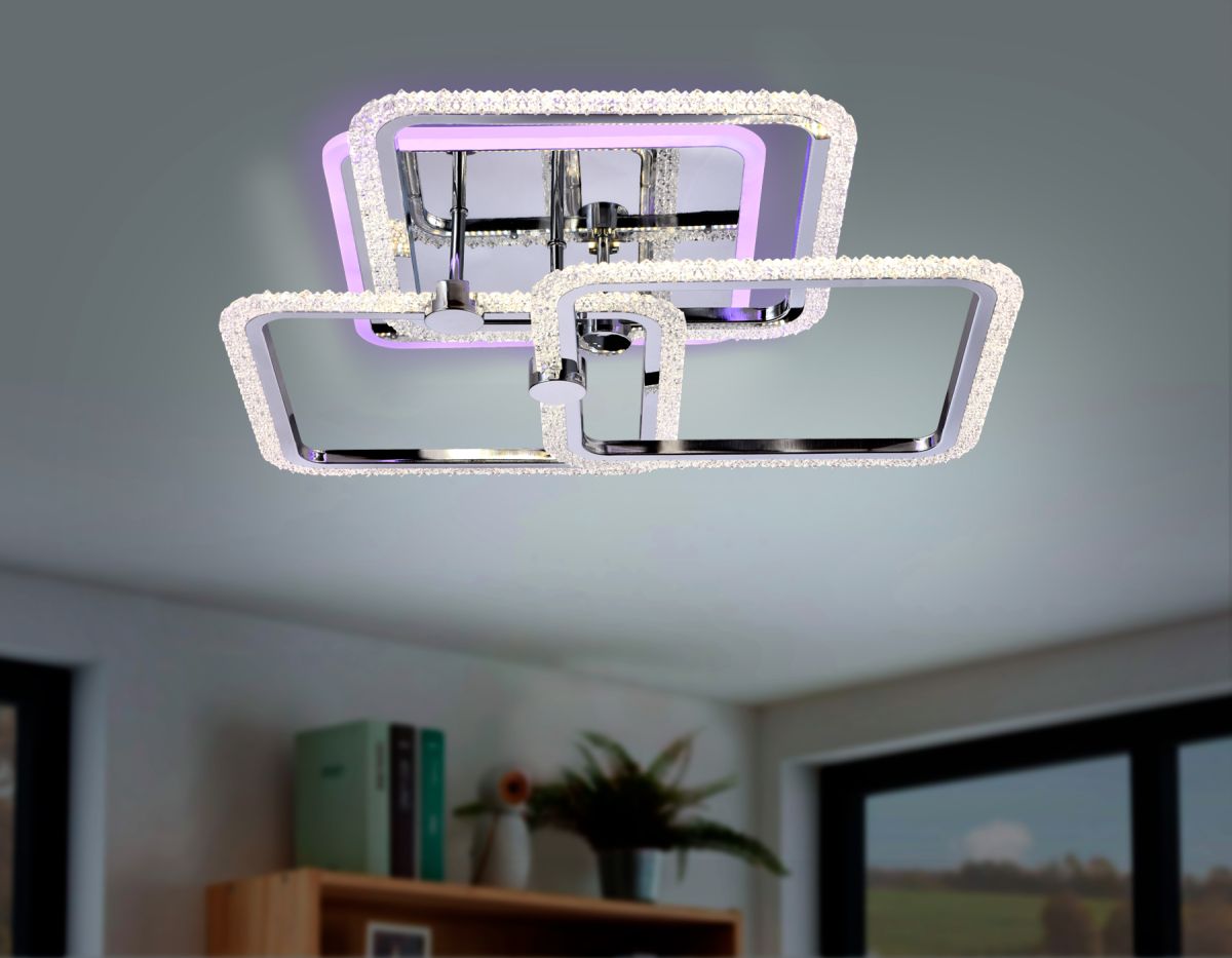 Потолочная люстра с пультом с пультом Ambrella Light Acrylica Original FA536