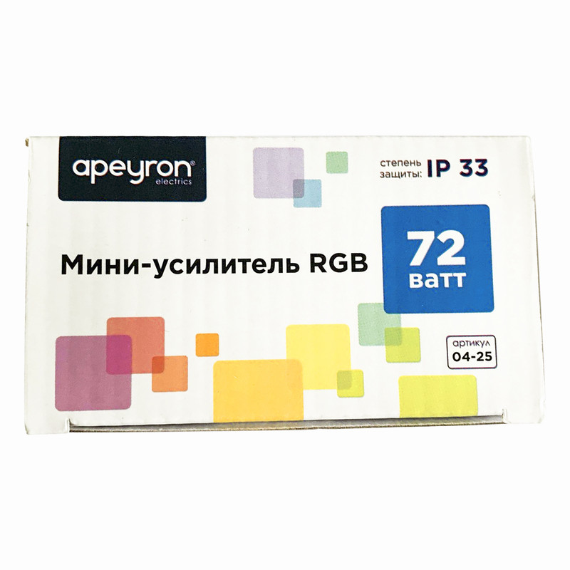 Мини-усилитель RGB Apeyron 04-25