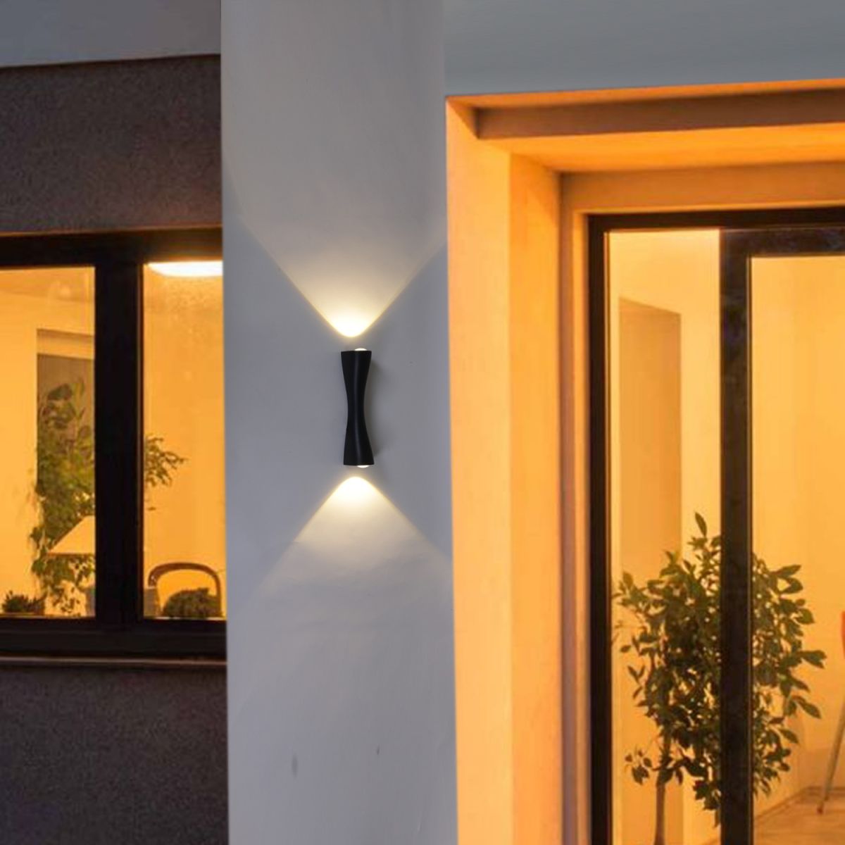 Уличный настенный Reluce 86876-9.2-001JH LED2*3W BK RLOS УЦ