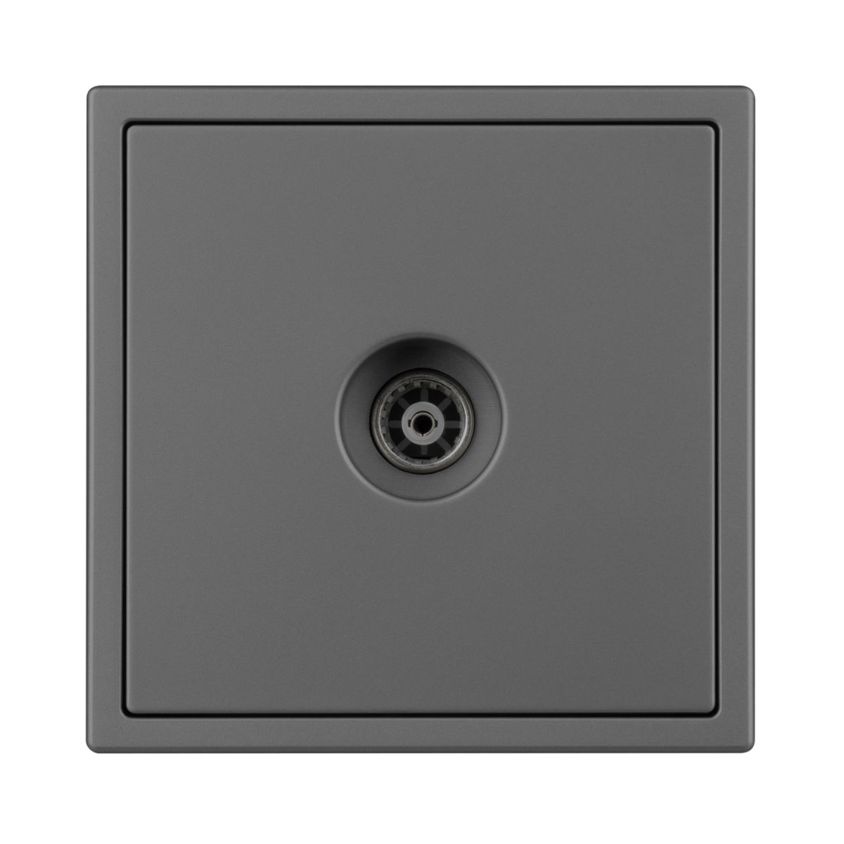 Механизм телевизионной розетки Arlight SCT-NOBE-MTV1-SFPL-GR (Серый базальт) 054295