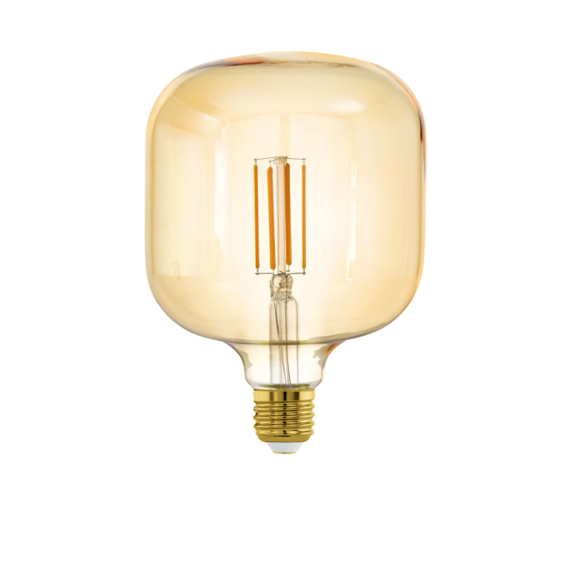Светодиодная филаментная лампа Eglo E27 4W 2200K янтарная 12594