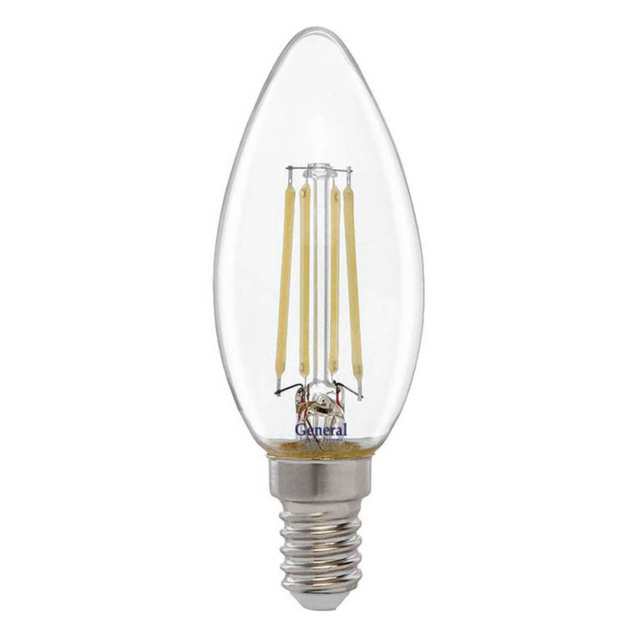 Филаментная светодиодная лампа General GLDEN-CS-10-230-E14-4500 649907