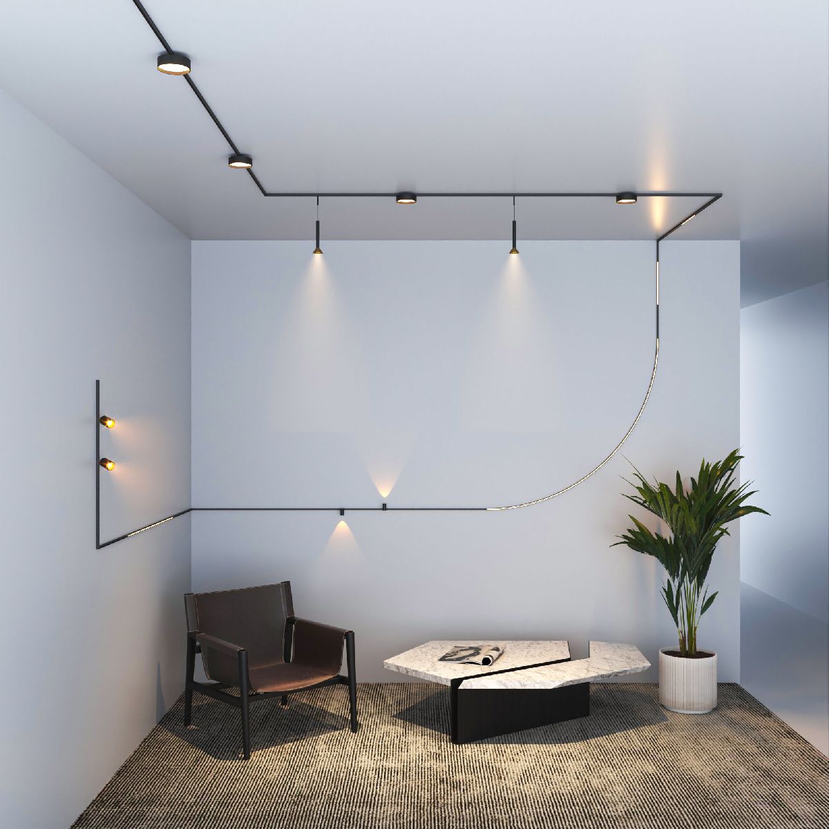 Трековый магнитный светильник Elektrostandard Mini Magnetic 4690389202292 85162/01 a065649