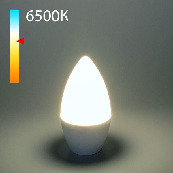 Лампа светодиодная Elektrostandard E14 8W 6500K свеча матовая 4690389152320
