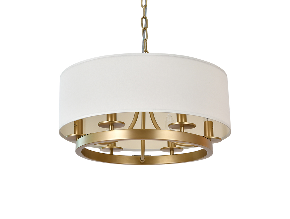 Подвесная люстра под натяжной потолок Newport 3556/С brass М0071418