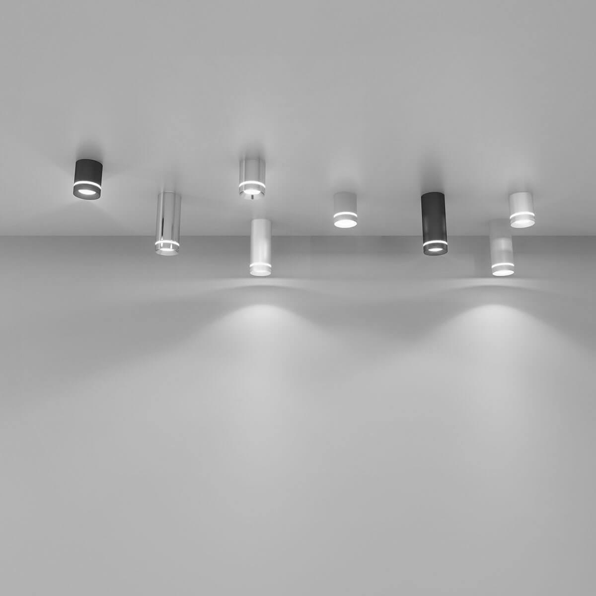 Потолочный светодиодный светильник Elektrostandard DLR022 12W 4200K белый матовый 4690389102974