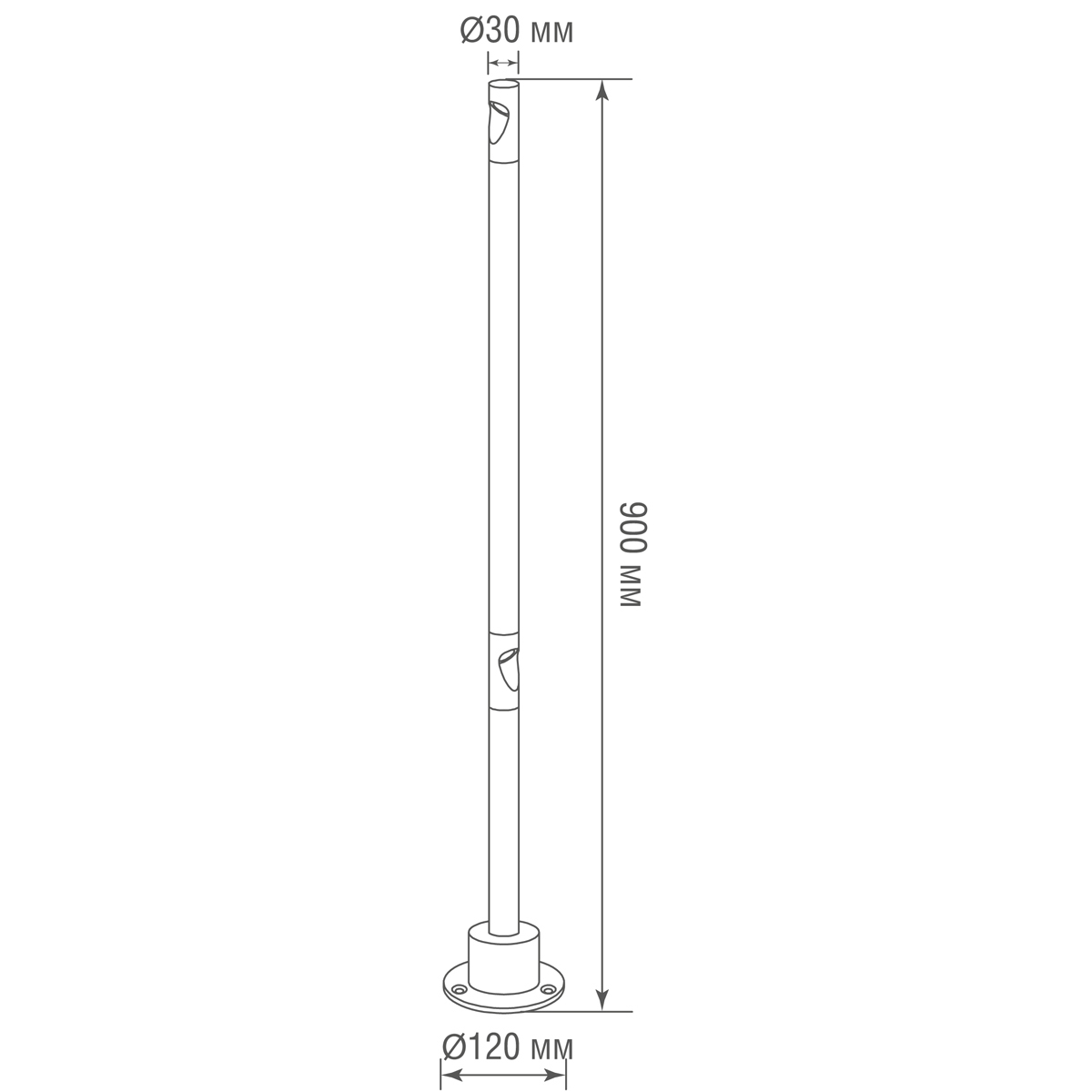 Ландшафтный светильник Donolux Sydney DL18154W8DG 900