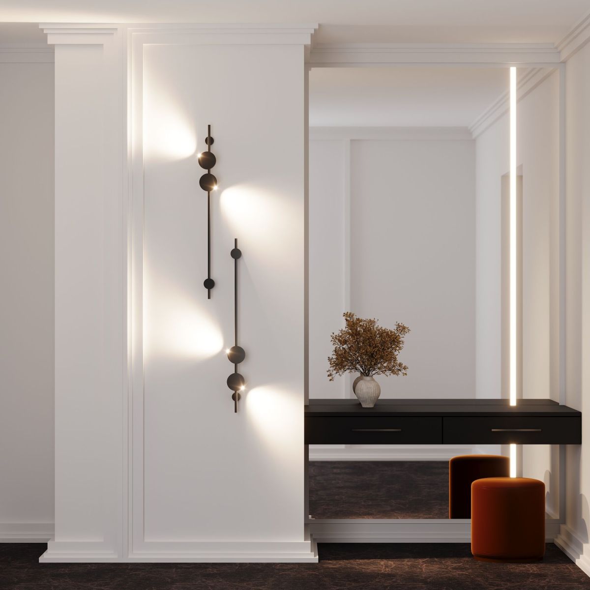 Настенный светодиодный светильник Elektrostandard Illume черный (40154/LED) 4000K 4690389217043 a070995