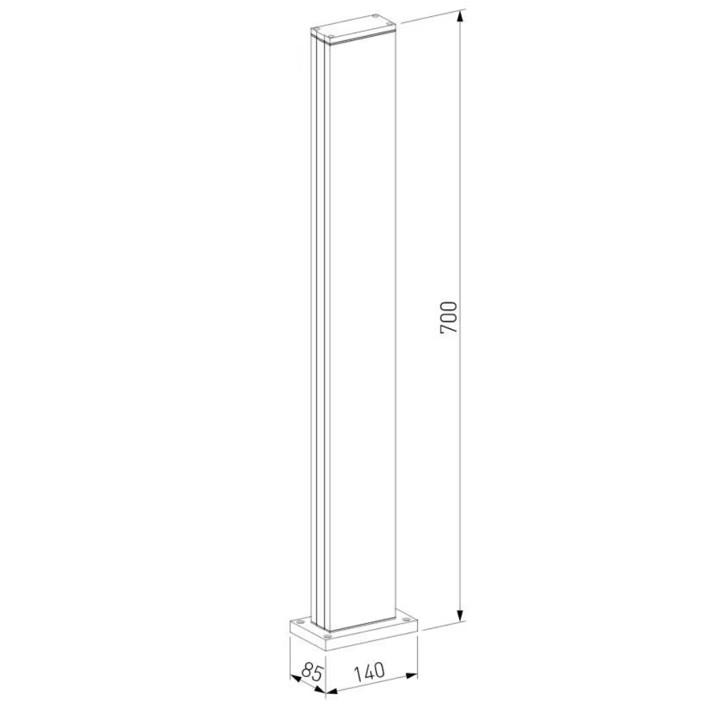 Ландшафтный светильник Elektrostandard Flat 4690389172441