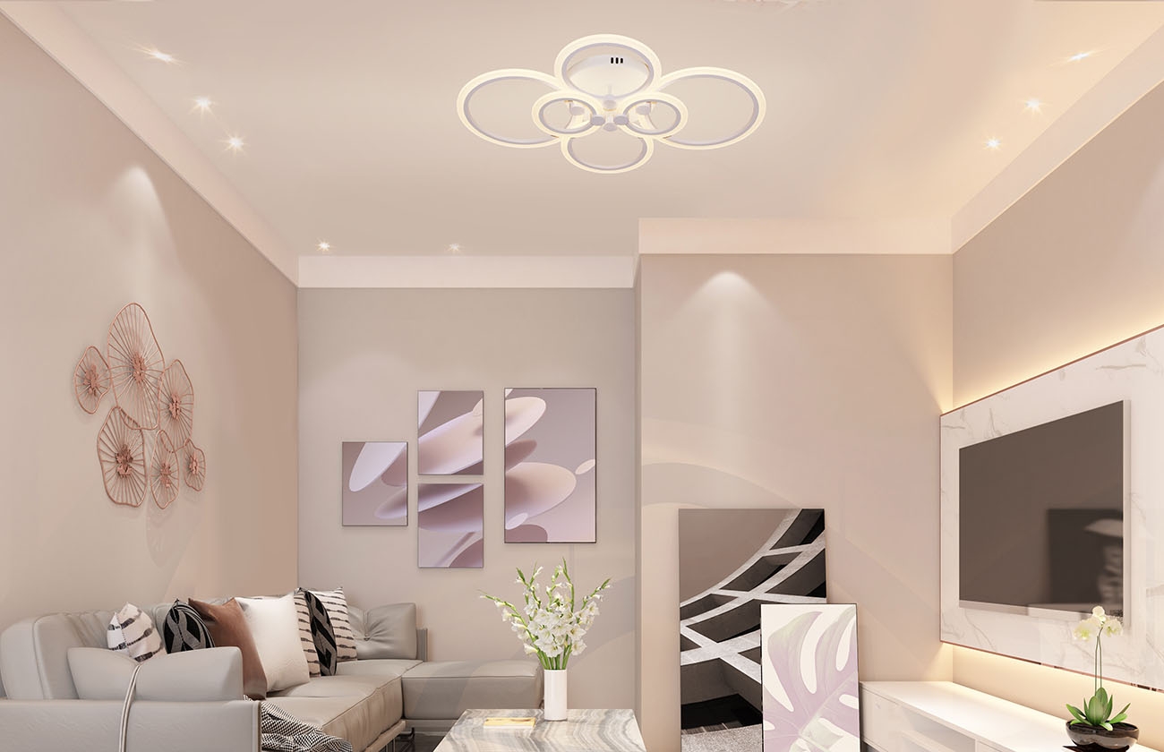 Потолочная светодиодная люстра Escada Orbita 10224/6LED 103W