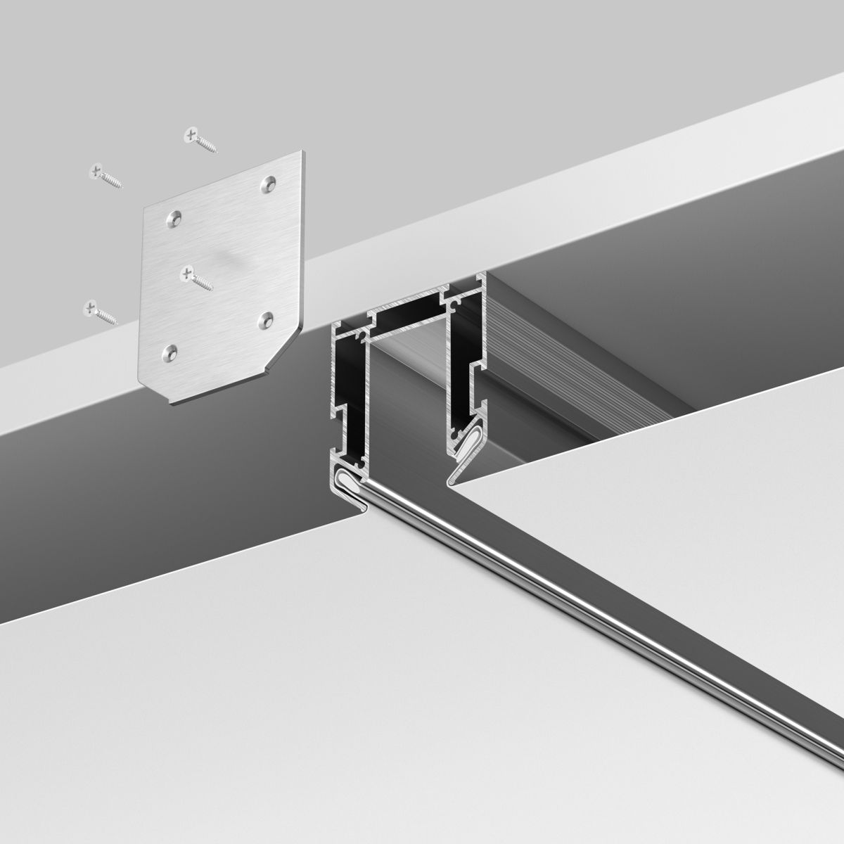 Заглушка торцевая к профилю, 2шт Maytoni Technical TRA034MPEC-21S(N)