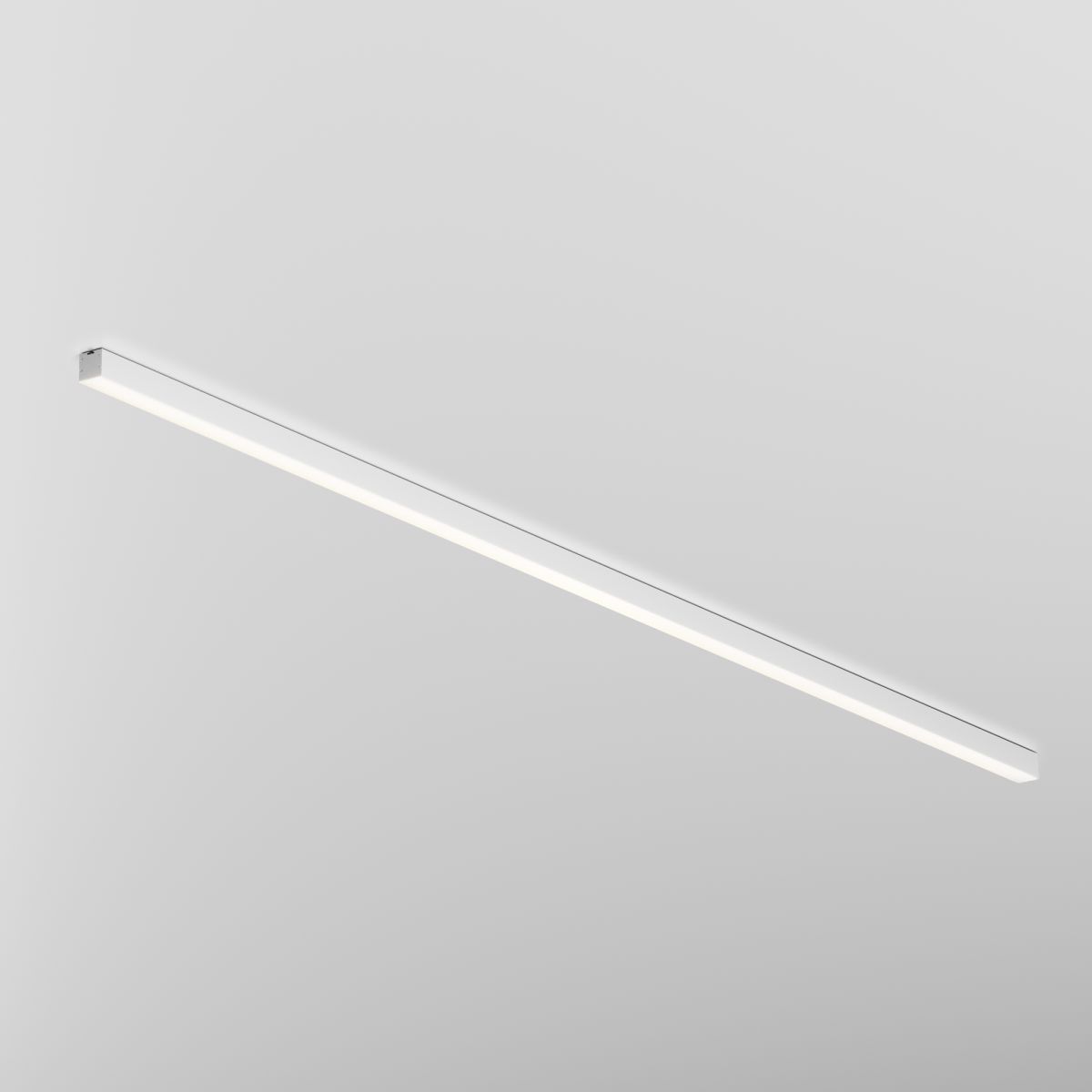 Линейный накладной светильник Maytoni Technical 4000K 35x35 (Серебро, 2 м) LL311008